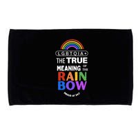 Dr. Jebra Faushay Lgbtqia+ The True Meaning Of The Rain Bow Microfiber Hand Towel
