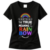 Dr. Jebra Faushay Lgbtqia+ The True Meaning Of The Rain Bow Womens T-Shirt