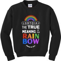 Dr. Jebra Faushay Lgbtqia+ The True Meaning Of The Rain Bow Kids Sweatshirt