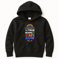 Dr. Jebra Faushay Lgbtqia+ The True Meaning Of The Rain Bow Kids Hoodie