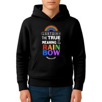 Dr. Jebra Faushay Lgbtqia+ The True Meaning Of The Rain Bow Kids Hoodie