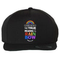 Dr. Jebra Faushay Lgbtqia+ The True Meaning Of The Rain Bow Wool Snapback Cap