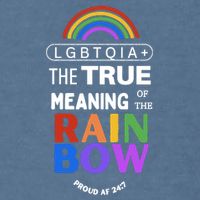 Dr. Jebra Faushay Lgbtqia+ The True Meaning Of The Rain Bow Garment-Dyed Sweatshirt