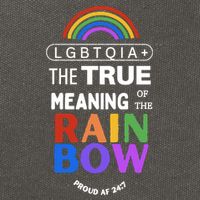 Dr. Jebra Faushay Lgbtqia+ The True Meaning Of The Rain Bow Cotton Canvas Backpack