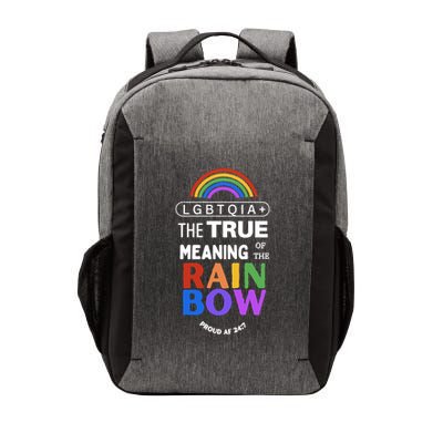 Dr. Jebra Faushay Lgbtqia+ The True Meaning Of The Rain Bow Vector Backpack