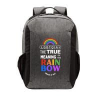 Dr. Jebra Faushay Lgbtqia+ The True Meaning Of The Rain Bow Vector Backpack