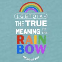 Dr. Jebra Faushay Lgbtqia+ The True Meaning Of The Rain Bow Sueded Cloud Jersey T-Shirt