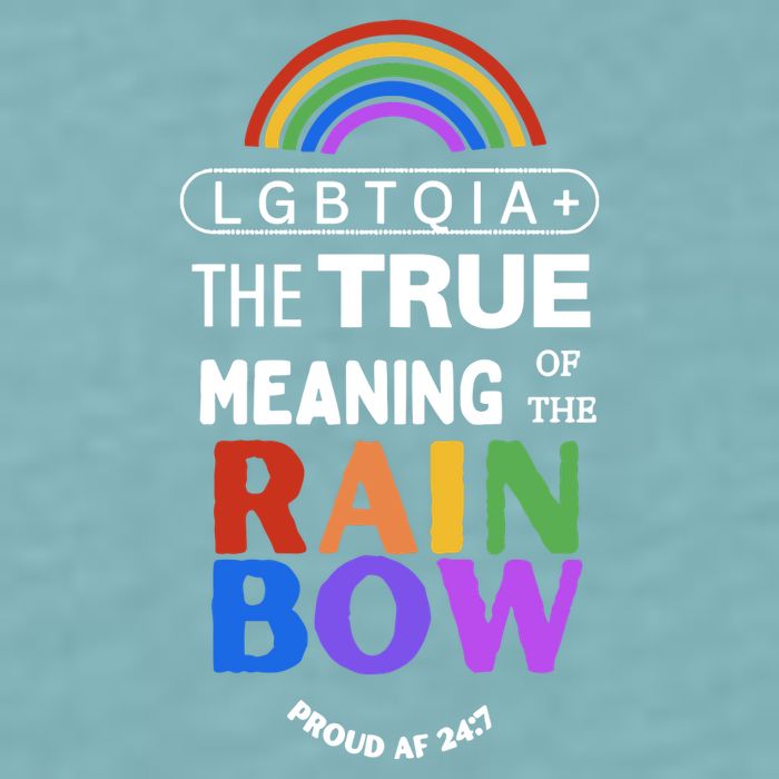 Dr. Jebra Faushay Lgbtqia+ The True Meaning Of The Rain Bow Sueded Cloud Jersey T-Shirt