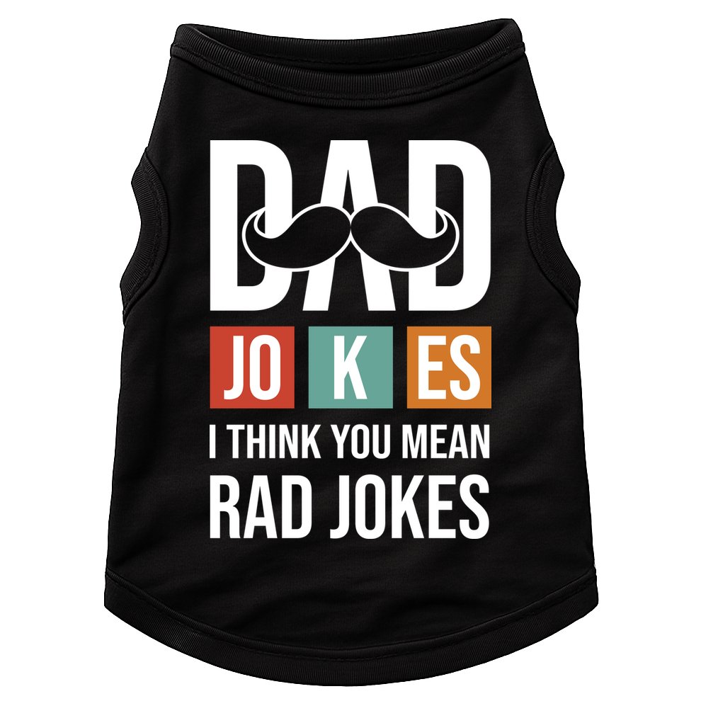 Dad Jokes Funny Father T Doggie Tank