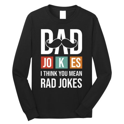 Dad Jokes Funny Father T Long Sleeve Shirt