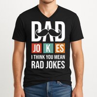 Dad Jokes Funny Father T V-Neck T-Shirt