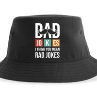 Dad Jokes Funny Father T Sustainable Bucket Hat