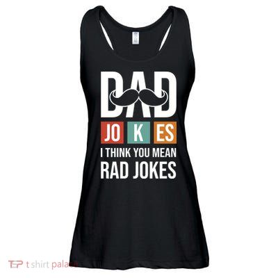 Dad Jokes Funny Father T Ladies Essential Flowy Tank
