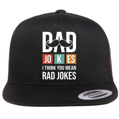 Dad Jokes Funny Father T Flatbill Hat
