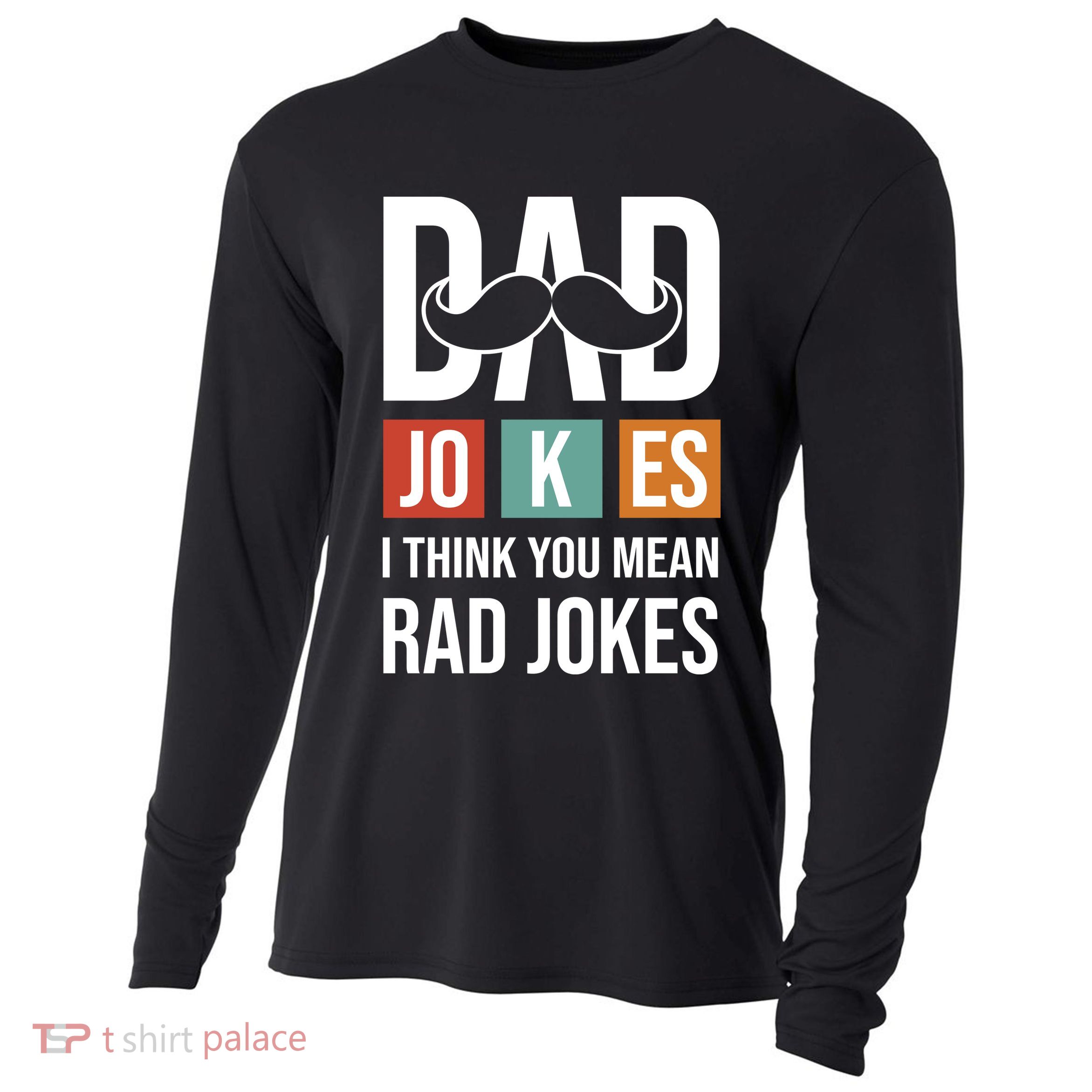 Dad Jokes Funny Father T Cooling Performance Long Sleeve Crew