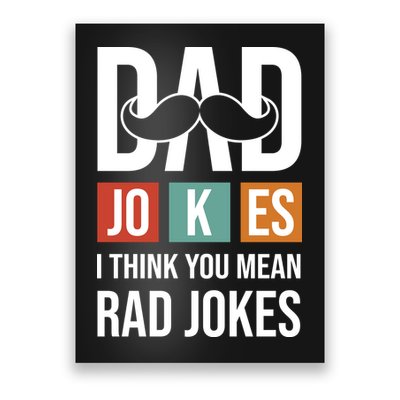 Dad Jokes Funny Father T Poster