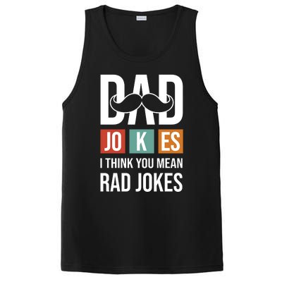 Dad Jokes Funny Father T PosiCharge Competitor Tank