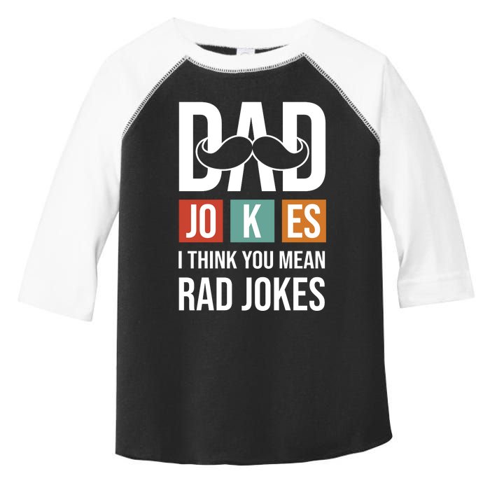 Dad Jokes Funny Father T Toddler Fine Jersey T-Shirt