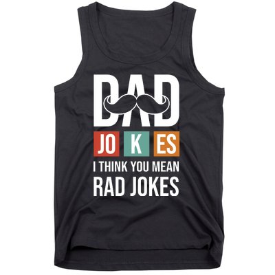 Dad Jokes Funny Father T Tank Top