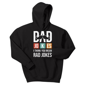 Dad Jokes Funny Father T Kids Hoodie