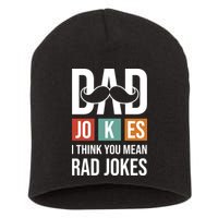 Dad Jokes Funny Father T Short Acrylic Beanie