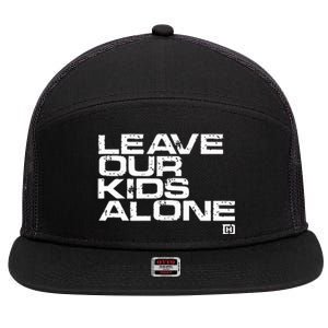 David J Harris Jr Leave Our Alone 7 Panel Mesh Trucker Snapback Hat