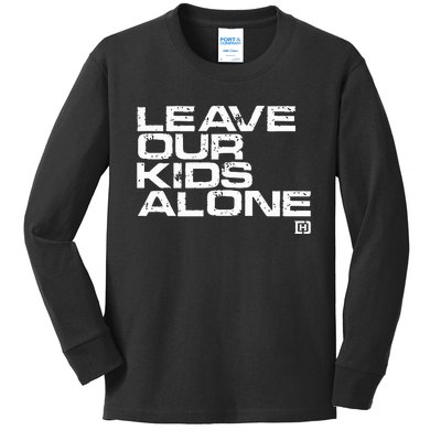 David J Harris Jr Leave Our Alone Kids Long Sleeve Shirt