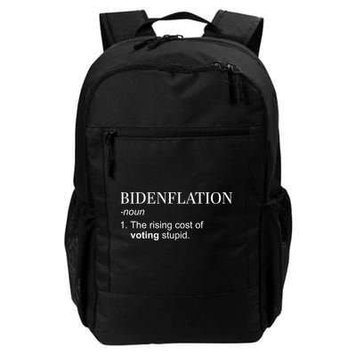Bidenflation The Rising Cost Of Voting Stupid Biden Flation Daily Commute Backpack