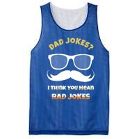 Dad Jokes I Think You Mean Rad Jokes Sarcastic Daddy Father Great Gift Mesh Reversible Basketball Jersey Tank