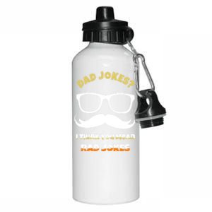 Dad Jokes I Think You Mean Rad Jokes Sarcastic Daddy Father Great Gift Aluminum Water Bottle