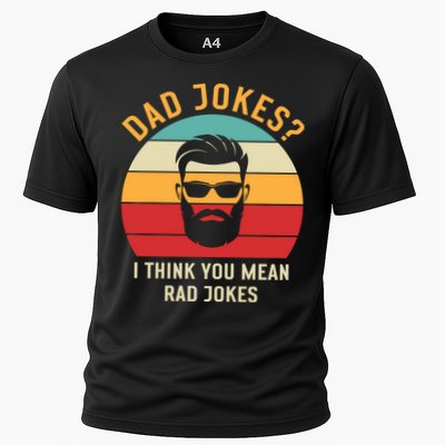 Dad Jokes I Think You Mean Rad Jokes Funny Dads Performance Shirt