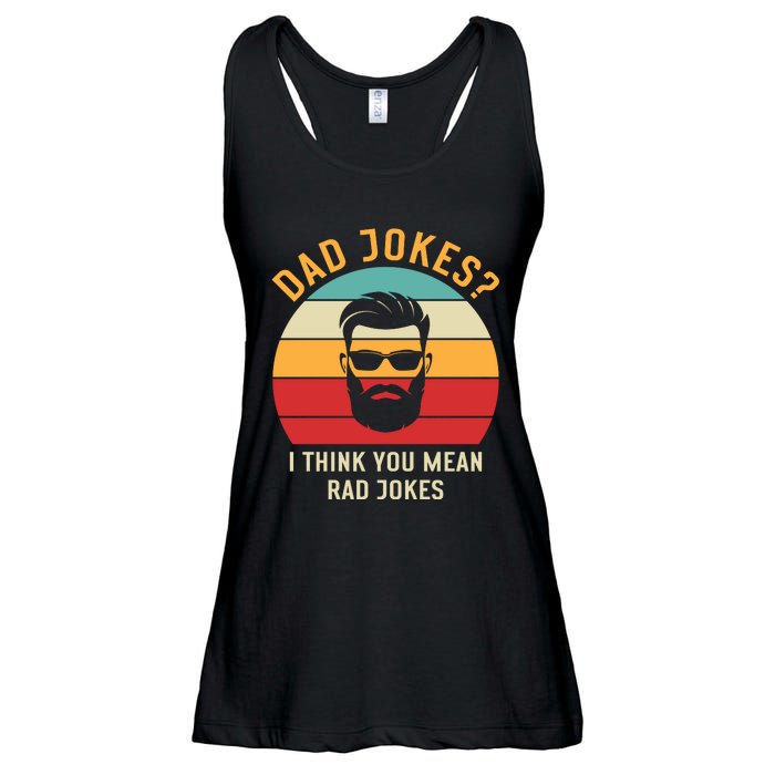 Dad Jokes I Think You Mean Rad Jokes Funny Dads Ladies Essential Flowy Tank