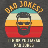 Dad Jokes I Think You Mean Rad Jokes Funny Dads Vector Backpack