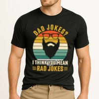 Dad Jokes I Think You Mean Rad Jokes Funny Fathers Day Cooling Performance Crew T-Shirt