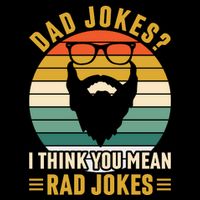Dad Jokes I Think You Mean Rad Jokes Funny Fathers Day Youth Performance Sprint T-Shirt