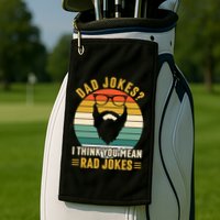 Dad Jokes I Think You Mean Rad Jokes Funny Fathers Day Golf Towel
