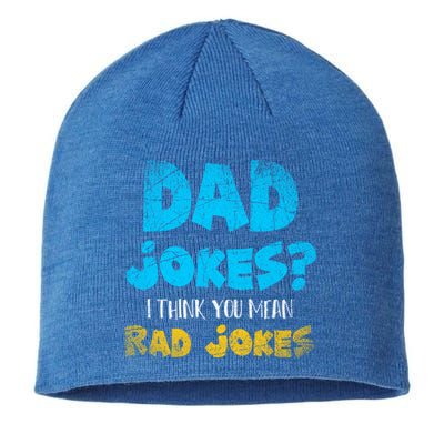 Dad Jokes I Think You Mean Rad Jokes Funny Cringe Dad Joke Meaningful Gift Sustainable Beanie