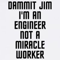 Dammit Jim Im An Engineer Not A Miracle Worker Garment-Dyed Sweatshirt