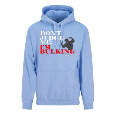 Don't Judge I'm Bulking Unisex Surf Hoodie