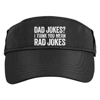 Dad Jokes I Think You Mean Rad Jokes Fathers Day Adult Drive Performance Visor