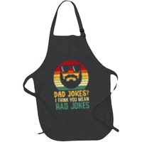 Dad Jokes I Think You Mean Rad Jokes Retro Fathers Day Apron
