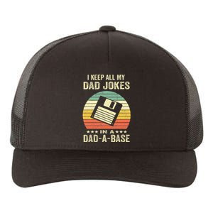 Dad Jokes In Dadabase Yupoong Adult 5-Panel Trucker Hat