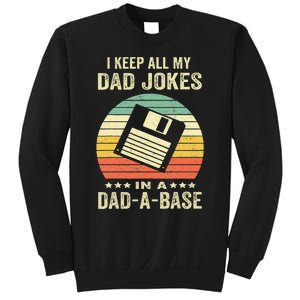 Dad Jokes In Dadabase Sweatshirt