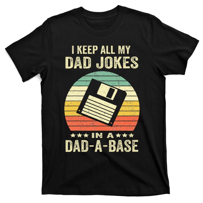 Dad Jokes In Dadabase T-Shirt