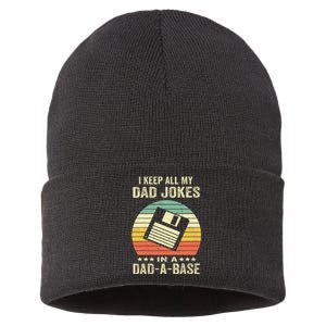 Dad Jokes In Dadabase Sustainable Knit Beanie