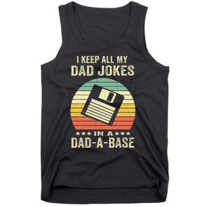 Dad Jokes In Dadabase Tank Top