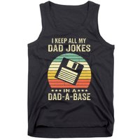 Dad Jokes In Dadabase Tank Top