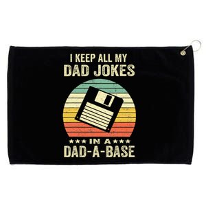 Dad Jokes In Dadabase Grommeted Golf Towel