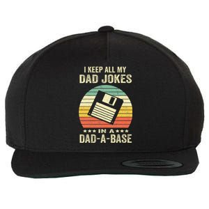 Dad Jokes In Dadabase Wool Snapback Cap