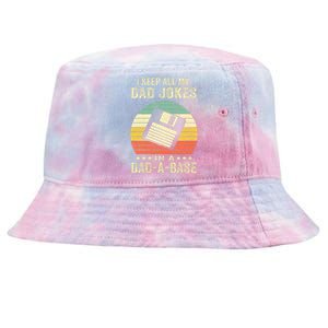 Dad Jokes In Dadabase Tie-Dyed Bucket Hat